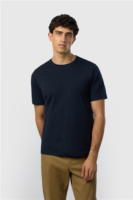 Ted Baker Navy Cotton T-Shirt
