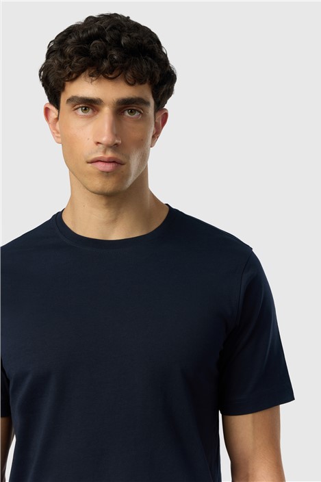 Ted Baker Navy Cotton T-Shirt