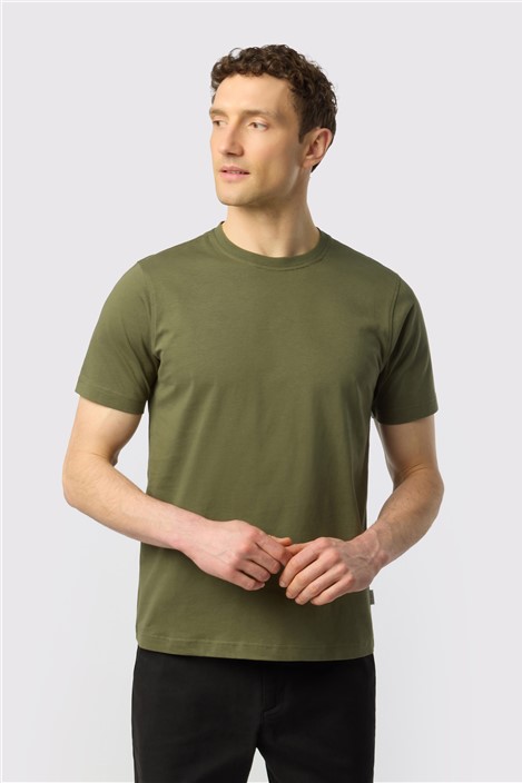 Ted Baker Olive Cotton T-Shirt