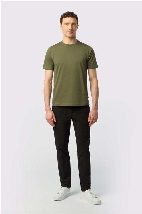 Ted Baker Olive Cotton T-Shirt