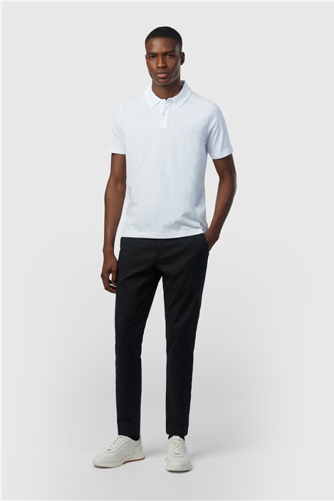 Ted Baker White Cotton Polo