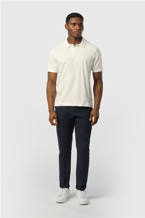 Ted Baker Ivory Cotton Polo