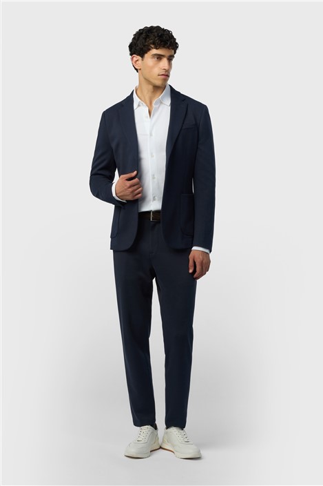 Ted Baker Navy Smart Jersey Blazer