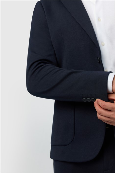 Ted Baker Navy Smart Jersey Blazer