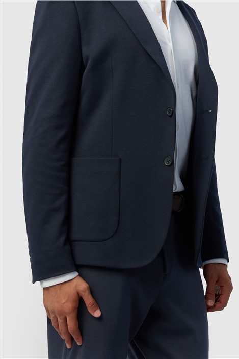 Ted Baker Navy Smart Jersey Blazer