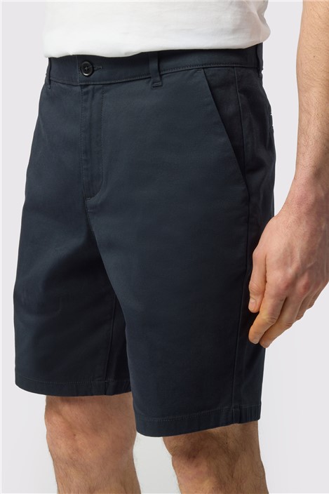 Ted Baker Slim Fit Navy Cotton Stretch Chino Shorts
