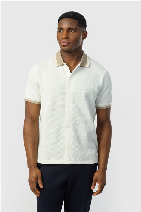 Ted Baker Ivory Textured Shirt