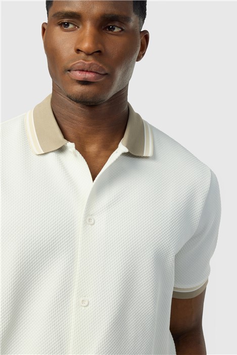 Ted Baker Ivory Textured Shirt