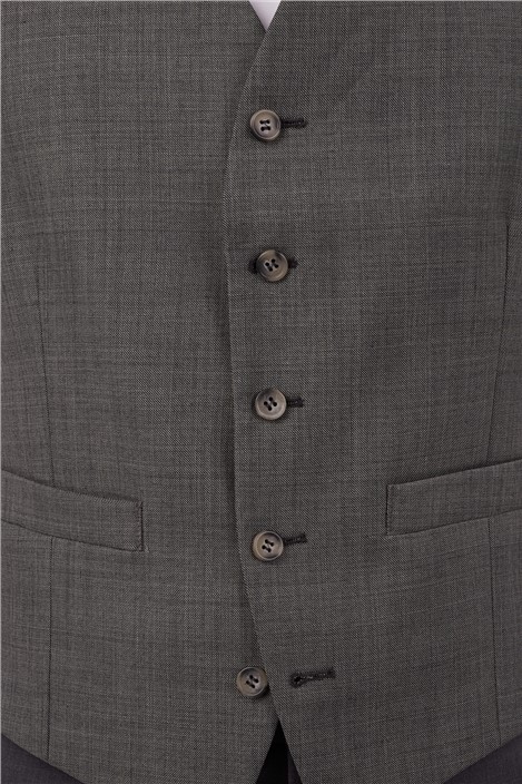 Scott by The Label Regular Fit Grey Pick And Pick Vest