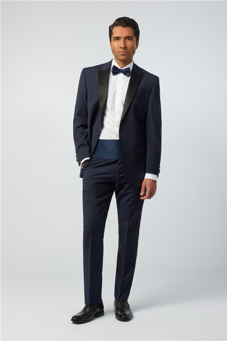 Scott by The Label Slim Fit Navy Plain Premier Fit Suit Jacket