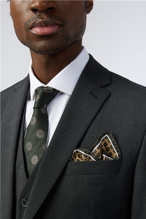 Alexandre Tailored Fit Grey Donegal Jacket