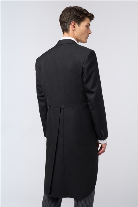 Alexander Regular Fit Berwick Black Wool Masonic Morning Jacket