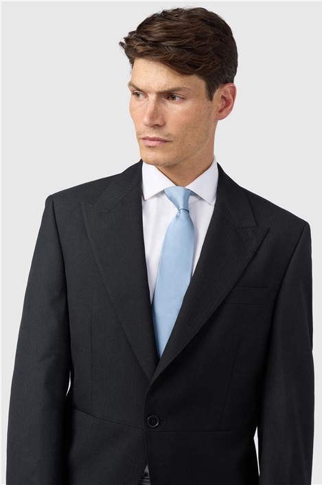Alexander Regular Fit Berwick Black Wool Masonic Morning Jacket
