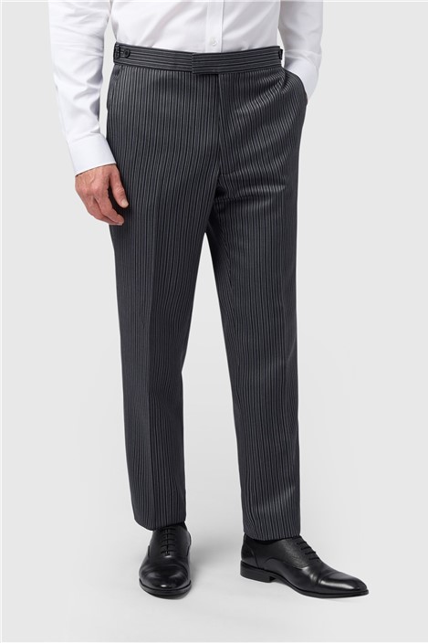 Alexandre Regular Fit Berwick Wool Striped Masonic Trousers