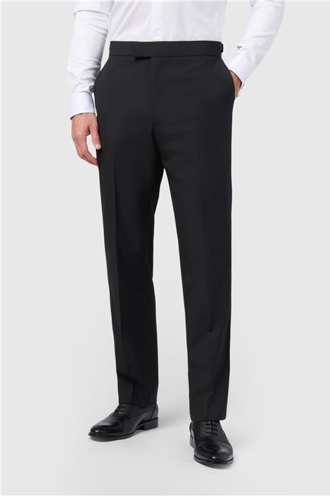 Alexandre Regular Fit Ellerton Black Trousers
