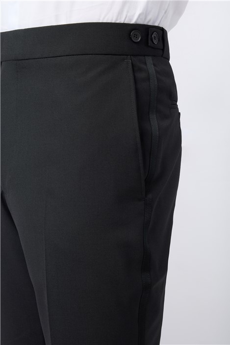 Alexandre Regular Fit Ellerton Black Trousers
