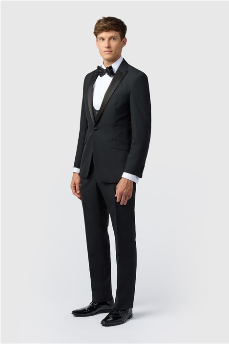 Alexandre Slim Fit Ellerton Black Jacket