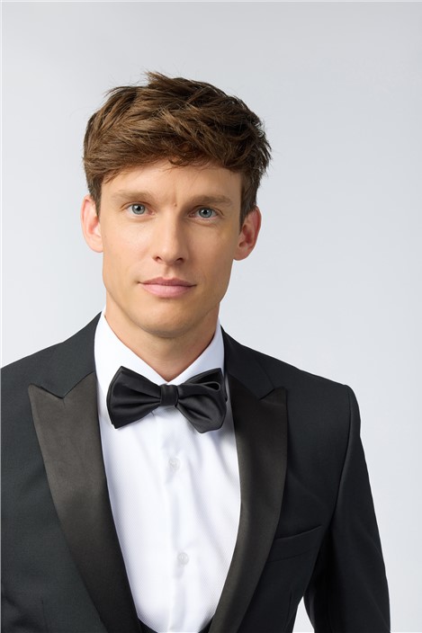 Alexandre Slim Fit Ellerton Black Jacket