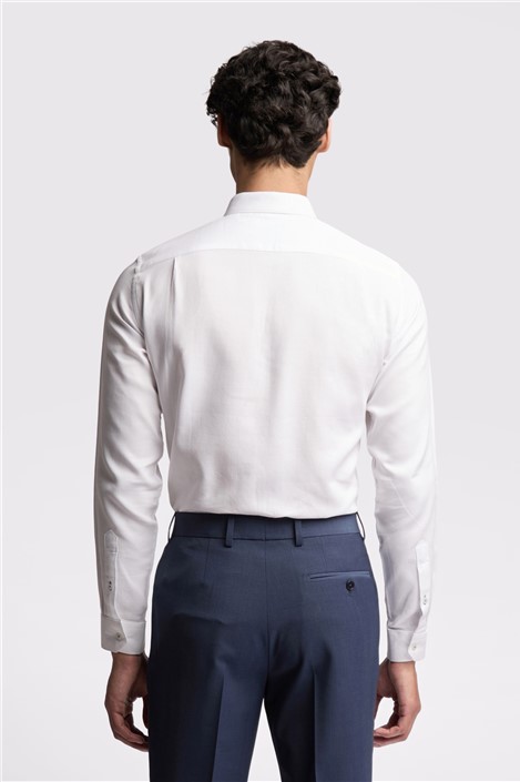 Ted Baker Slim Fit White Textured Shirt