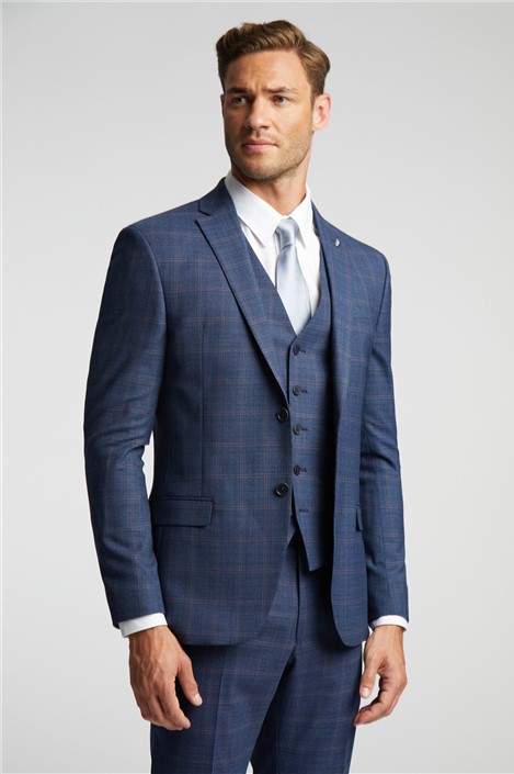 【ALUDE SELECT】blue check tweed jacket ALUDE SELECT】blue check tweed jacket | 【ALUDE】韓国メンズ
