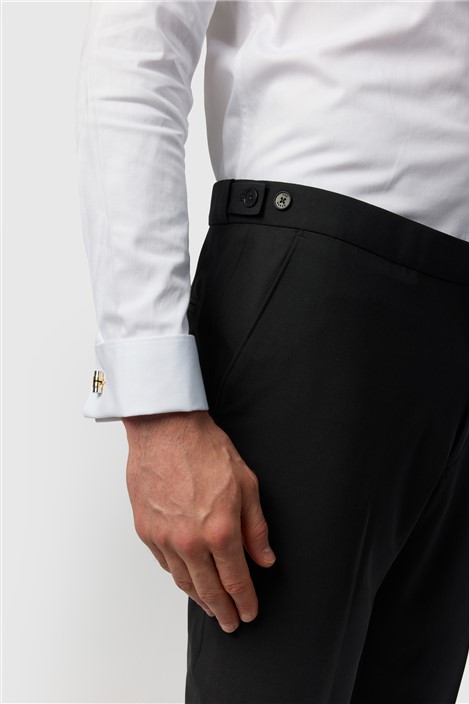 Ted Baker Slim Fit Performance Super Black Tuxedo Trousers