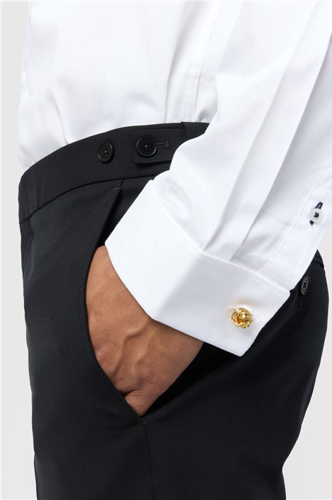 Ted Baker Slim Fit Performance Super Black Tuxedo Trousers