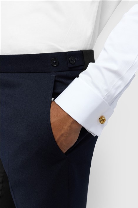 Ted Baker Slim Fit Galen Navy Tuxedo Trouser