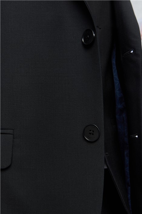 Ted Baker Slim Fit Performance Black Panama Jacket
