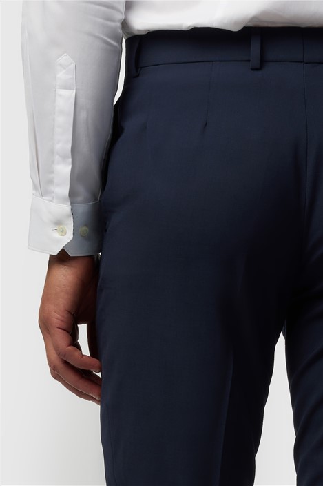 Ted Baker Slim Fit Performance Navy Panama Trousers
