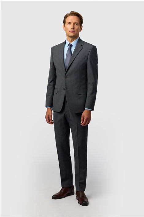 Ted Baker Slim Fit Performance Charcoal Panama Jacket
