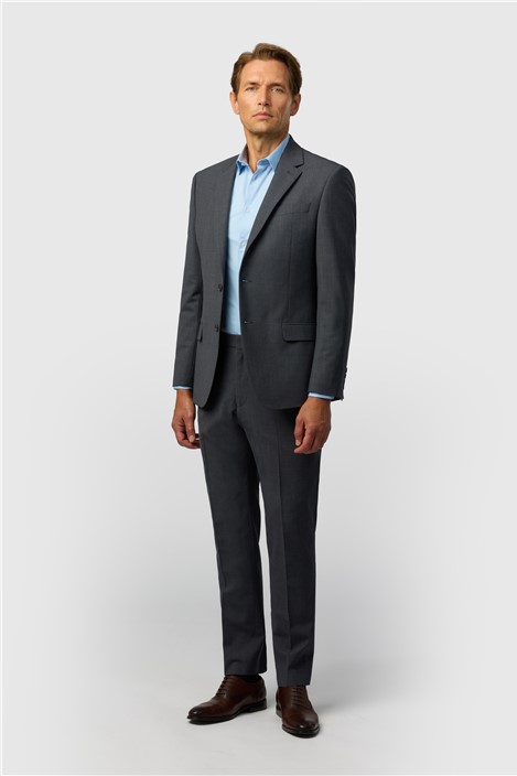 Ted Baker Slim Fit Performance Charcoal Panama Jacket
