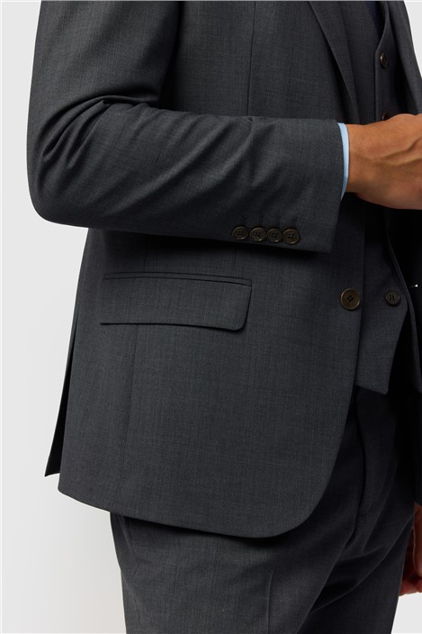 Ted Baker Slim Fit Performance Charcoal Panama Jacket
