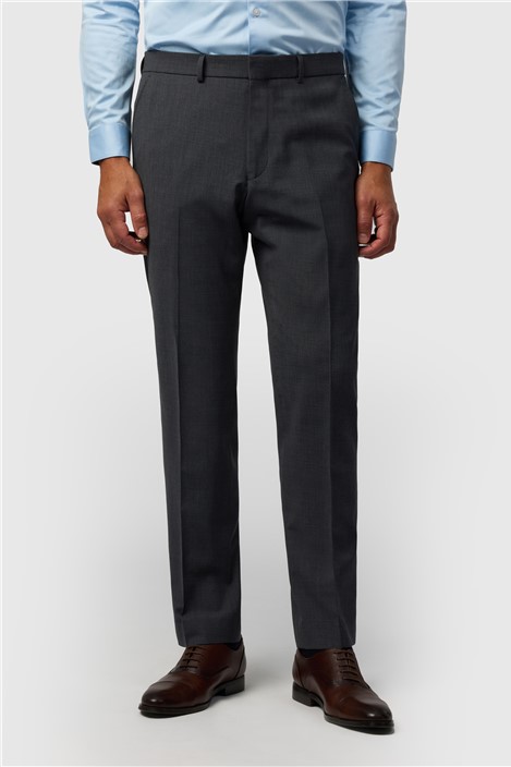 Ted Baker Slim Fit Performance Charcoal Panama Trousers
