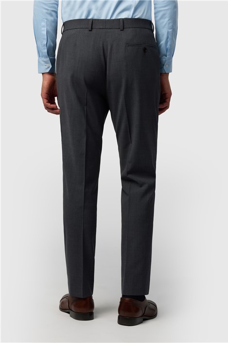 Ted Baker Slim Fit Performance Charcoal Panama Trousers
