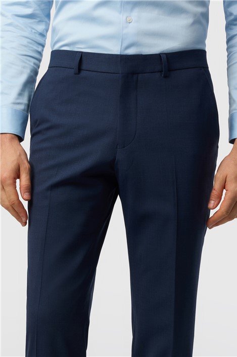 Ted Baker Slim Fit Performance Blue Panama Trousers
