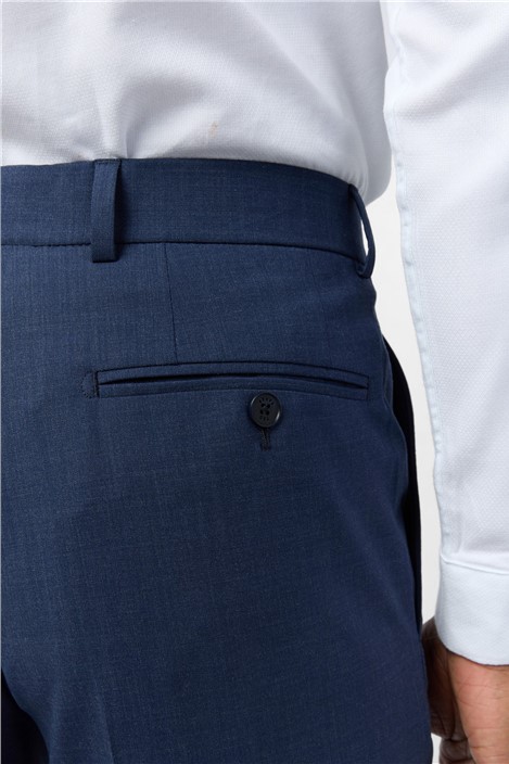 Ted Baker Slim Fit Performance Blue Panama Trousers
