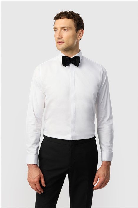 Ted Baker Slim Fit Ottila White Stretch Dress Shirt