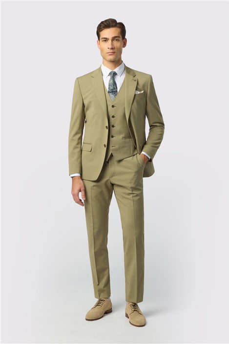 Ted Baker Slim Fit Olive Panama Jacket