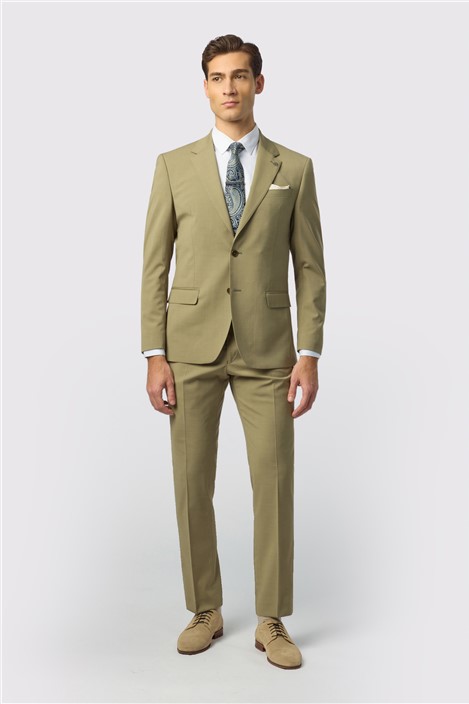Ted Baker Slim Fit Olive Panama Jacket