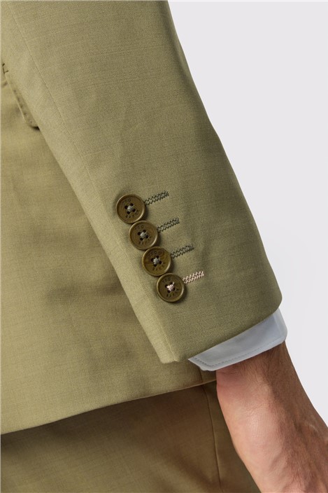 Ted Baker Slim Fit Olive Panama Jacket