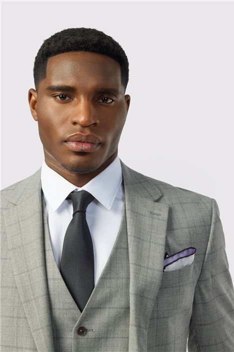 Ted Baker Slim Fit Grey Check Jacket