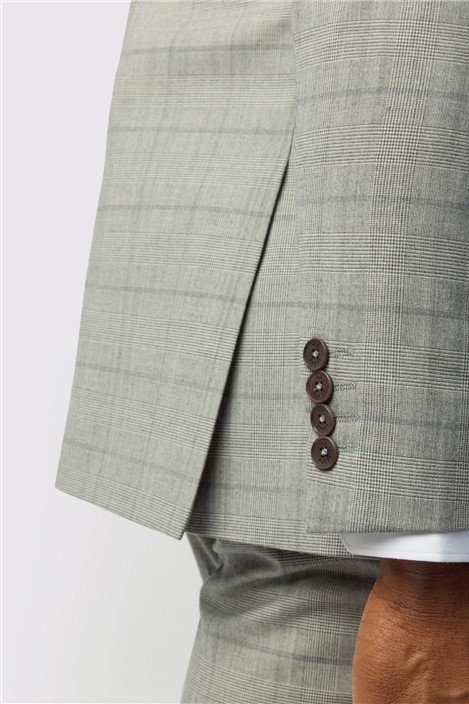 Ted Baker Slim Fit Grey Check Jacket