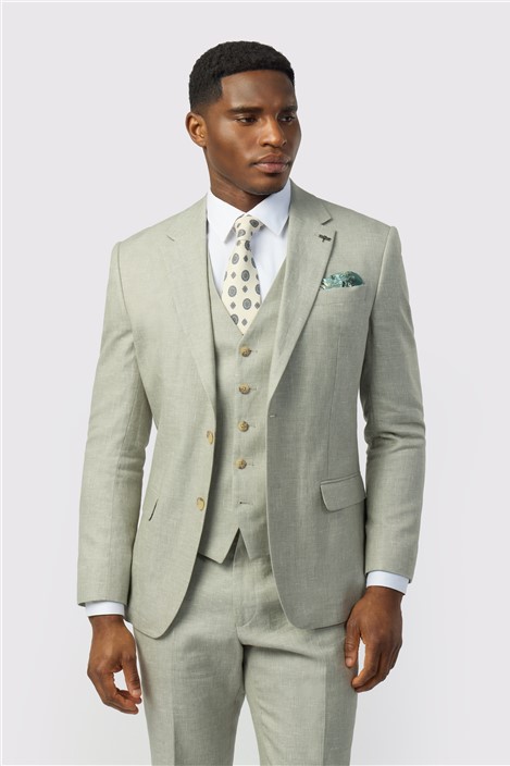 Ted Baker Tailored Fit Sage Linen Cotton Jacket