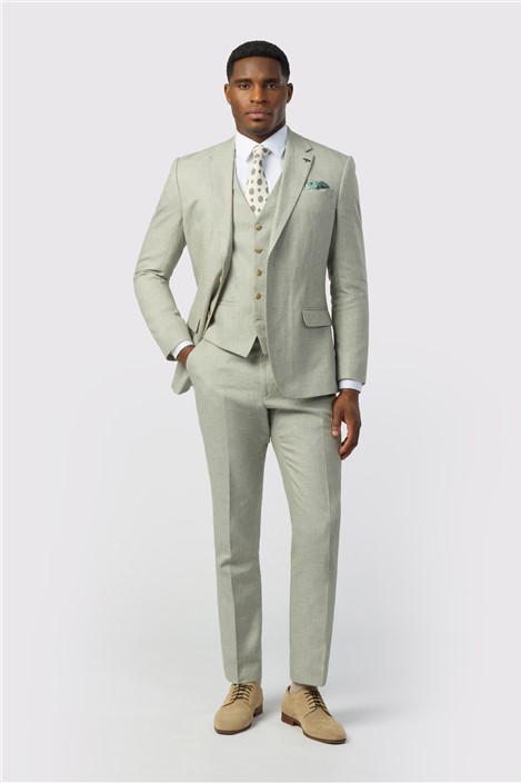 Ted Baker Tailored Fit Sage Linen Cotton Jacket