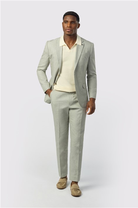 Ted Baker Tailored Fit Sage Linen Cotton Jacket