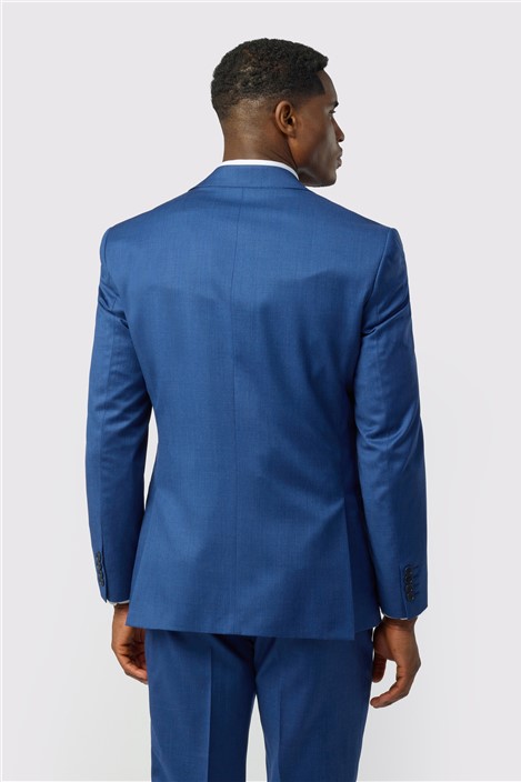 Ted Baker Tailored Fit Super 110s Blue Twill Jacket