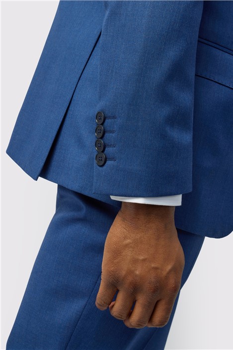 Ted Baker Tailored Fit Super 110s Blue Twill Jacket