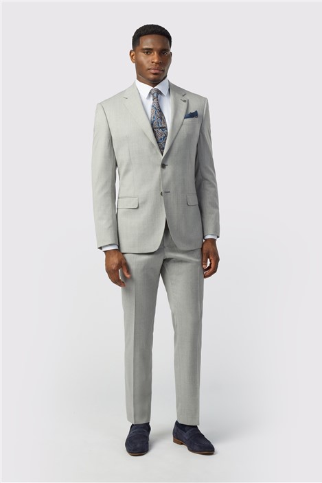 Ted Baker Tailored Fit Super 110s Grey Twill Jacket