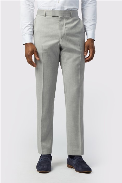 Ted Baker Tailored Fit Super 110s Grey Twill Trousers