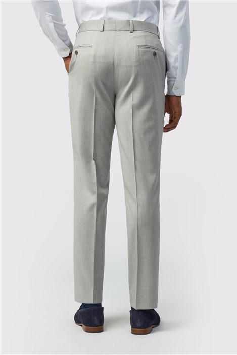 Ted Baker Tailored Fit Super 110s Grey Twill Trousers